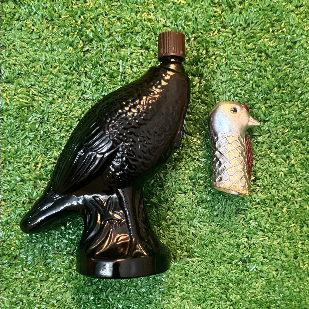 Vintage Avon wild turkey deep woods after shave vintage old stock glass unique - Picture 4 of 7